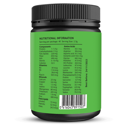 Alkaline Moringa Powder Nutritional Information