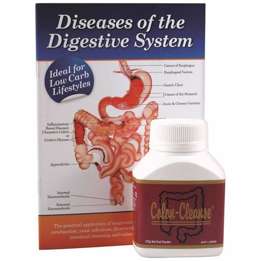 Magnesium oxide is one of the best and safest intestinal cleansers. When mixed with water and consumed, it's unique properties allows it to liberate large amounts of oxygen. The additional oxygen in the intestinal tract encourages healthy, oxygen loving (aerobic) bacteria and at the same time inhibits the growth of unhealthy bacteria and funghi (Candida Albicans).