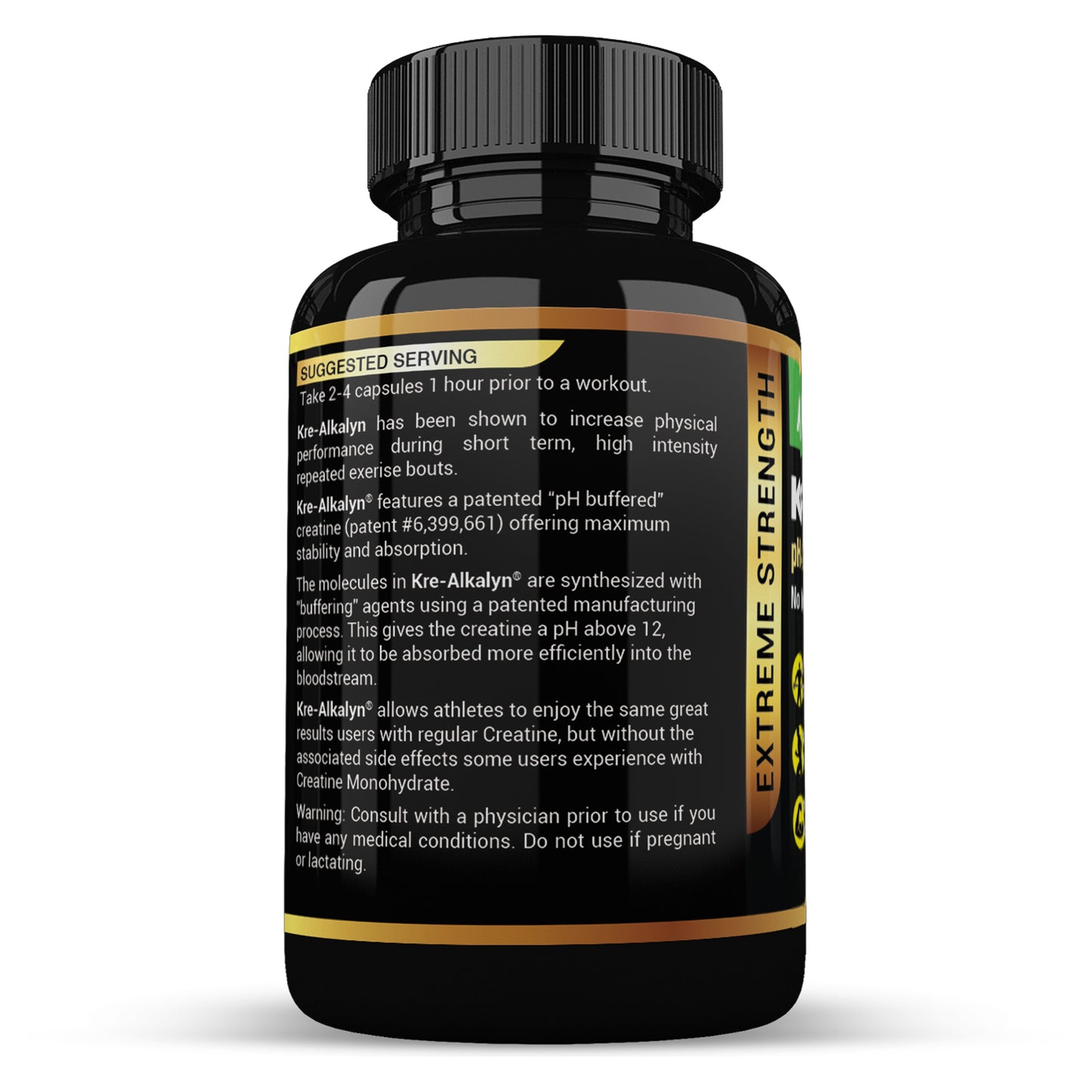 Alkaline Kre-Alkalyn pH Buffered Creatine Description